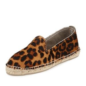 NEVER WORN Manebi Leopard Espadrilles